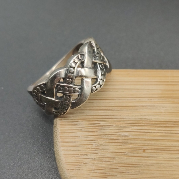 Sterling Silver Ring Interwave - Picture 6 of 8